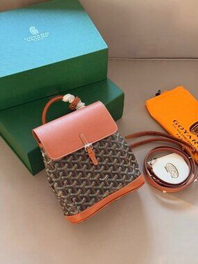 Luxury Classic Goyardine Alpin Mini Backpack GHW